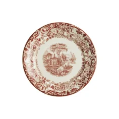 Plato de postre colección 202 Rosa