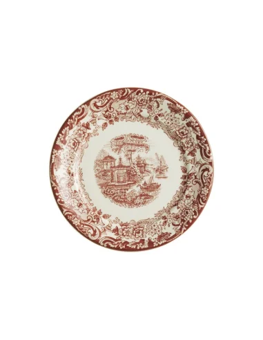 Plato de postre colección 202 Rosa