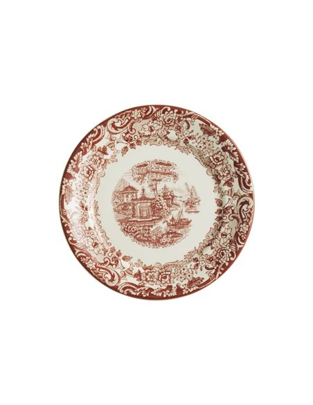 Plato de postre colección 202 Rosa