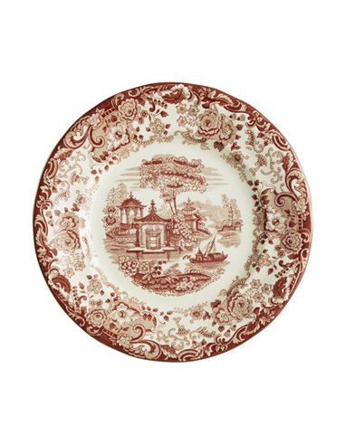 Plato llano 28 cm colección 202 Rosa