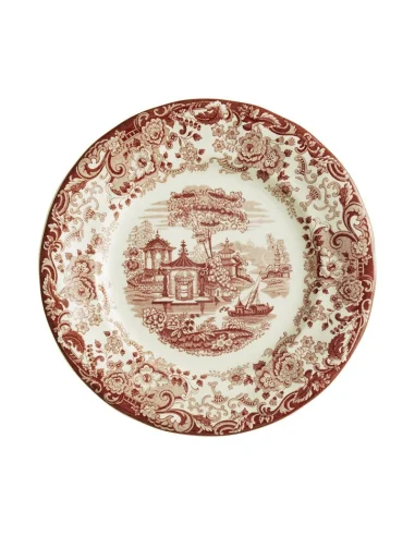 Plato llano 28 cm colección 202 Rosa