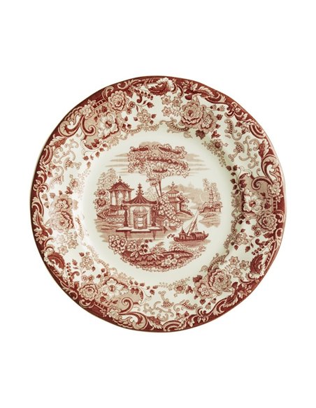 Plato llano 28 cm colección 202 Rosa