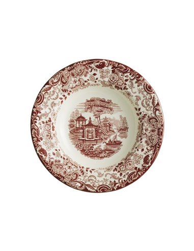 Plato Hondo La Cartuja de Sevilla 202 Rosa