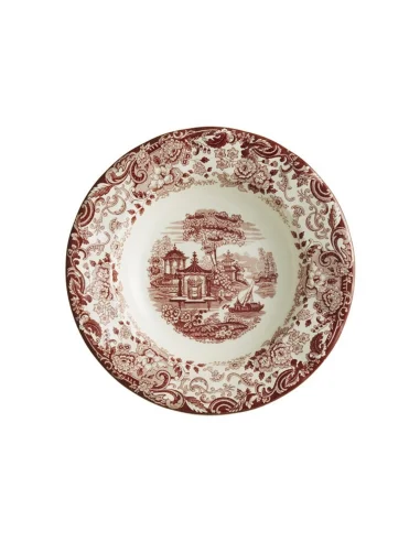 Plato Hondo La Cartuja de Sevilla 202 Rosa