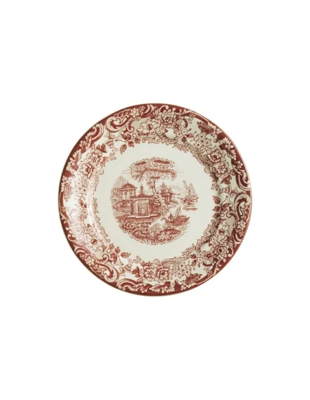 Plato Postre La Cartuja de Sevilla 202 Rosa