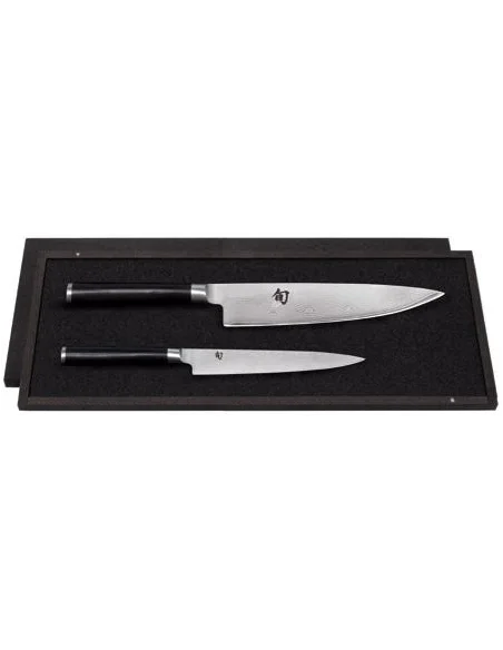 Estuche 2 cuchillos (Fileteador / Chef ) KAI SHUN DMS-220