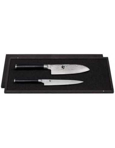Estuche 2 cuchillos (Fileteador / Santoku ) KAI SHUN DMS-230