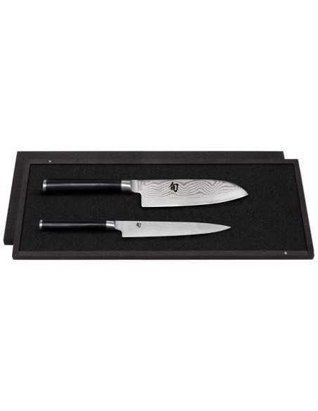 Estuche 2 cuchillos (Fileteador / Santoku ) KAI SHUN DMS-230