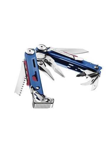 Leatherman SIGNAL, azul lateral