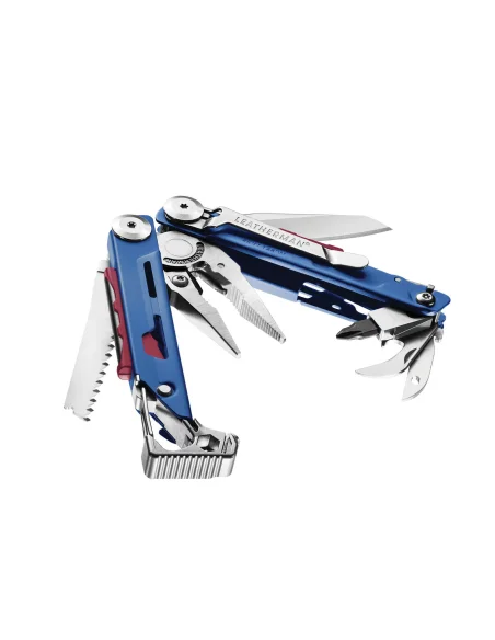 Leatherman SIGNAL, azul lateral