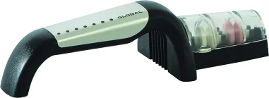 Afilador Agua, Mango Acero & Puntos Negros Global G-91/SB