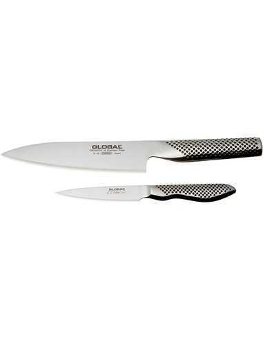 Set 2 Piezas (G-58 y GS-38) (Cook's 16cm y Cortador 9cm) GLOBAL G-5838
