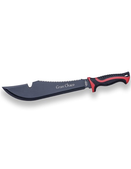 Machete Gran Chaco con hoja de 33 cm y mango goma