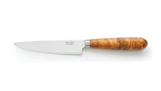 PALLARES SOLSONA Cuchillo Cocina Acero Inoxidable con mango redondo de madera de Olivo