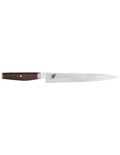 Cuchillo Japonés MIYABI 6000 MCT Sujihiki 24 cm, Madera de Pakka