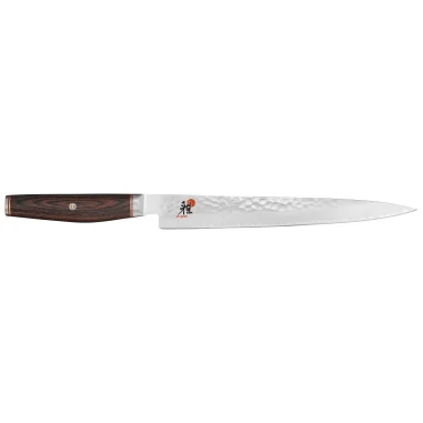 Cuchillo Japonés MIYABI 6000 MCT Sujihiki 24 cm, Madera de Pakka