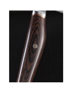 Cuchillo Japonés MIYABI 6000 MCT Sujihiki 24 cm, Madera de Pakka 2