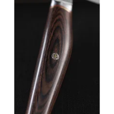 Cuchillo Japonés MIYABI 6000 MCT Sujihiki 24 cm, Madera de Pakka 2