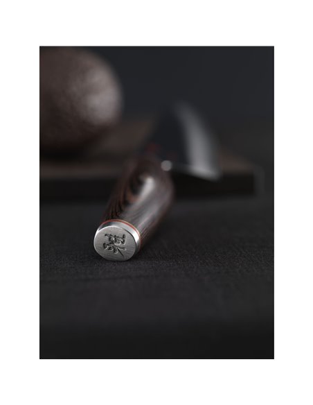 Cuchillo Japonés MIYABI 6000 MCT Sujihiki 24 cm, Madera de Pakka