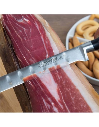Cuchillo Jamonero-Salmón 30 cm  Forgé 3 Claveles 01569