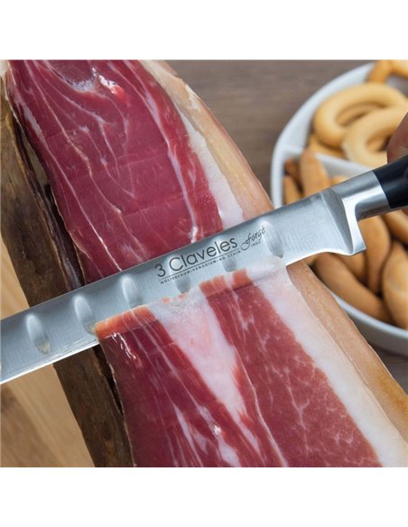 Cuchillo Jamonero-Salmón 30 cm  Forgé 3 Claveles 01569