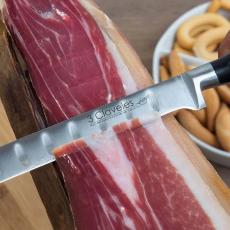 Cuchillo Jamonero-Salmón 30 cm Forgé 3 Claveles 01569