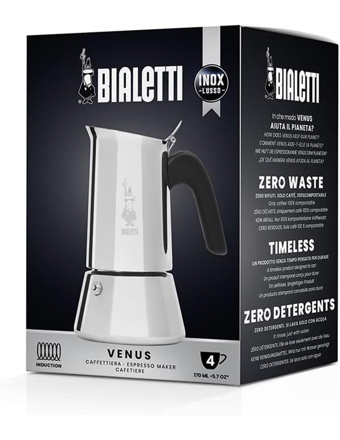 Cafetera Bialetti New Venus 4 Tazas (170 ml) 0007254/CN