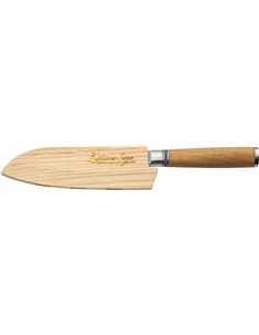 Cuchillo Santoku 12 cm Katana Saya Olivo KSO-01 2