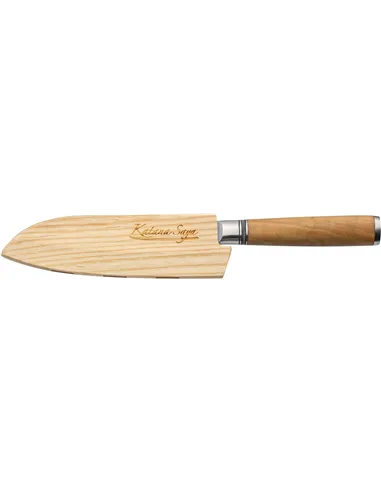 Cuchillo Santoku 12 cm Katana Saya Olivo KSO-01