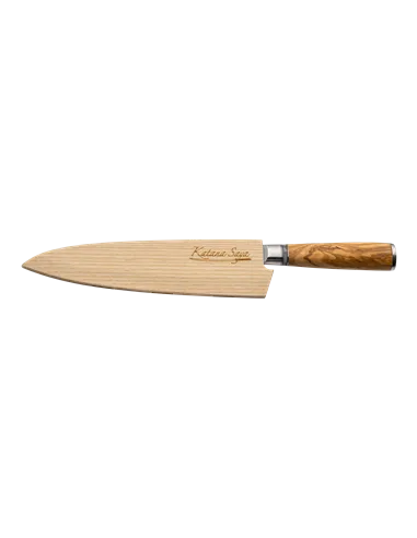 Cuchillo  Gyuto 20 cm Katana Saya Olivo KSO-04