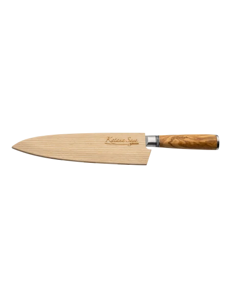 Cuchillo Gyuto 20 cm Katana Saya Olivo KSO-04