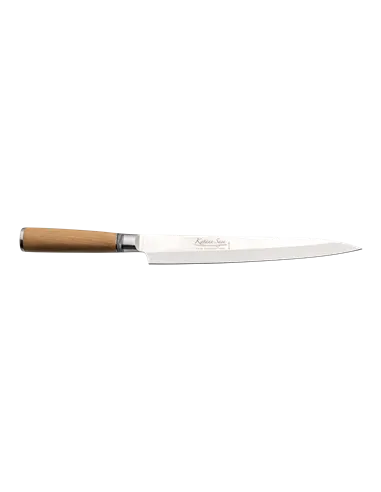 Cuchillo  Yanagi 24 cm Katana Saya Olivo KSO-06