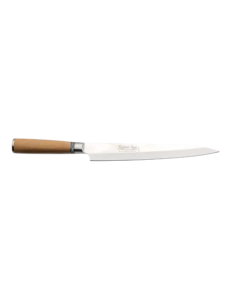 Cuchillo  Yanagi 24 cm Katana Saya Olivo KSO-06