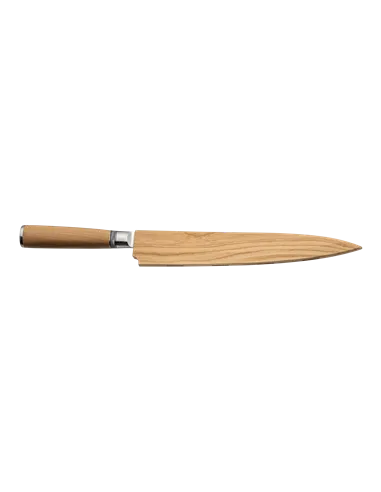 Cuchillo  Yanagi 24 cm Katana Saya Olivo KSO-06