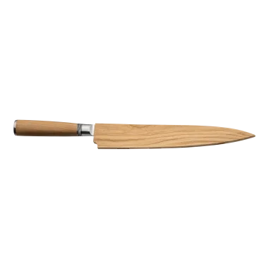 Cuchillo Yanagi 24 cm Katana Saya Olivo KSO-06