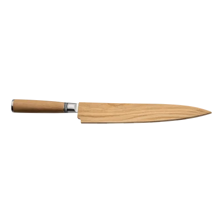 Cuchillo Yanagi 24 cm Katana Saya Olivo KSO-06