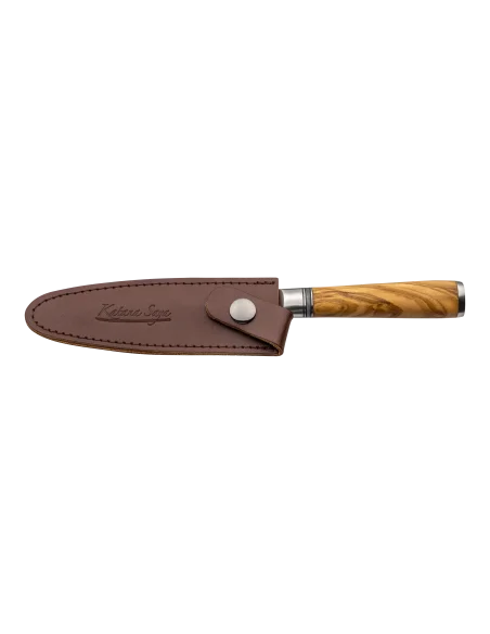 Cuchillo Utilitario 12 cm Katana Saya Olivo KSO-12