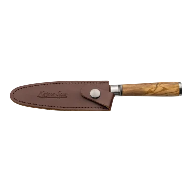 Cuchillo Pelador 9 cm Katana Saya Olivo KSO-11