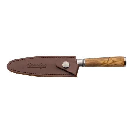 Cuchillo Pelador 9 cm Katana Saya Olivo KSO-11
