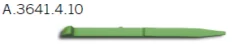 Palillo grande verde para personalizar Victorinox 2