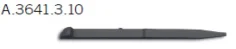 Palillo grande negro para personalizar Victorinox 2