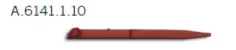 Palillo pequeño rojo para personalizar Victorinox de 58 mm 2