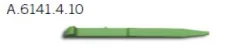 Palillo pequeño verde para personalizar Victorinox de 58 mm 2