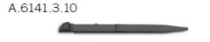 Palillo pequeño negro para personalizar Victorinox de 58 mm 2