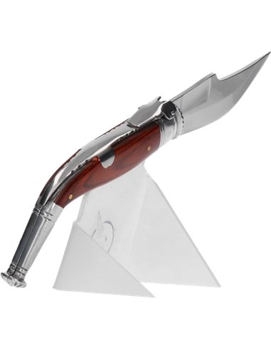 Navaja Jerezana nº 2 hoja de 11,5 cm Mango madera stamina roja