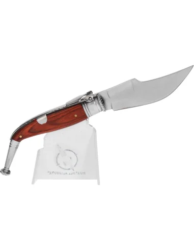 Navaja Jerezana nº 1 hoja de 8,5 cm Mango madera stamina roja