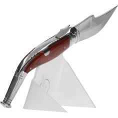Navaja Jerezana nº 0 hoja de 8 cm Mango madera stamina roja 2