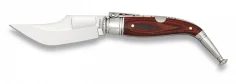 Navaja Jerezana nº 00 hoja de 7 cm Mango madera stamina roja