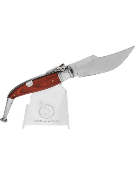 Navaja Jerezana nº 00 hoja de 7 cm Mango madera stamina roja