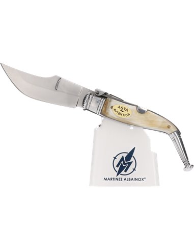 Navaja Jerezana nº 0 hoja de 8 cm Mango Asta de Toro